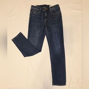 COSMIC BLUE LOVE - Adrianne Boyfriend Distressed Jean - Size 28